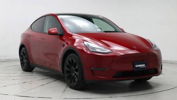TESLA MODEL Y 2020 5YJYGDEE1LF012786 image